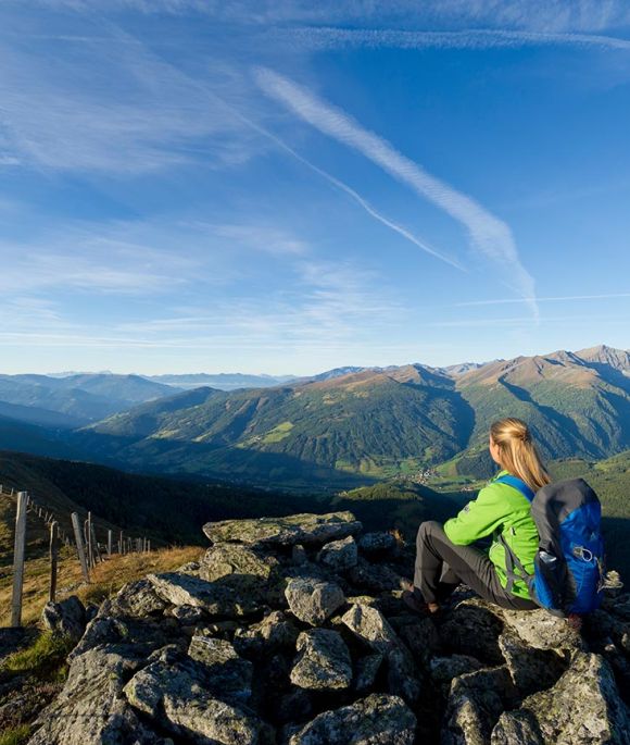 mountain panorama of Katschberg