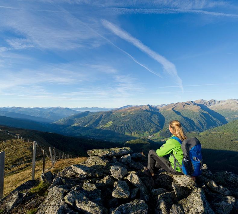 mountain panorama of Katschberg