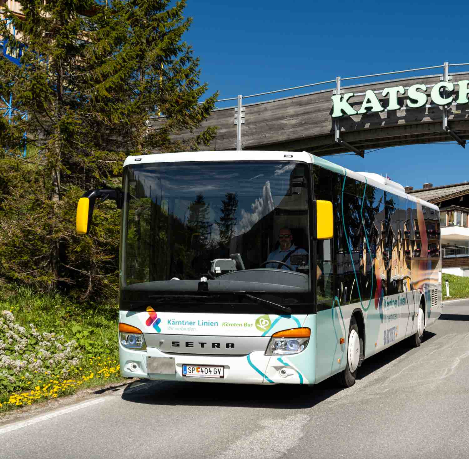 Public Transportation Map for the Katschberg Lieser-Maltatal Region